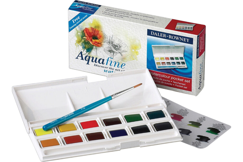 Set De Acuarelas En Pastilla Aquafine Daler Rowney – El Pincel